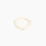 Dinosaur Designs Drift Wishbone Bangle in Cream Colour resin with Wide Fit..