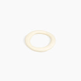 Dinosaur Designs Drift Wishbone Bangle in Cream Colour resin with Wide Fit..