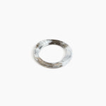Dinosaur Designs Drift Wishbone Bangle in Granite Colour resin with Wide Fit