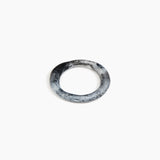Dinosaur Designs Drift Wishbone Bangle in Slate Colour resin with Wide Fit..