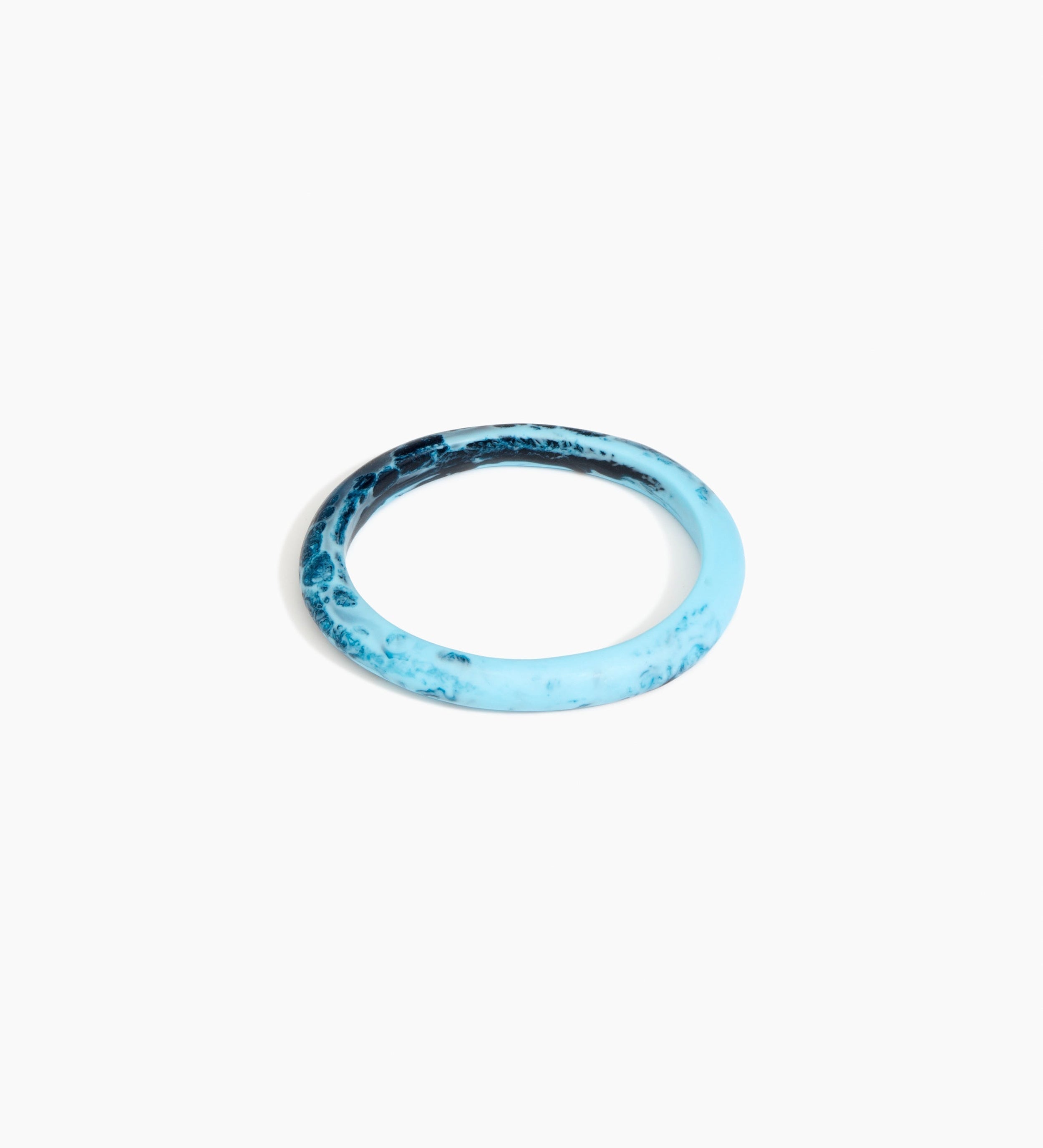 Small Organic Oval Bangle