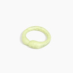 Dinosaur Designs Sprout Bangle in Pistachio — handcrafted marbled pastel green resin bangle with chunky rounded form