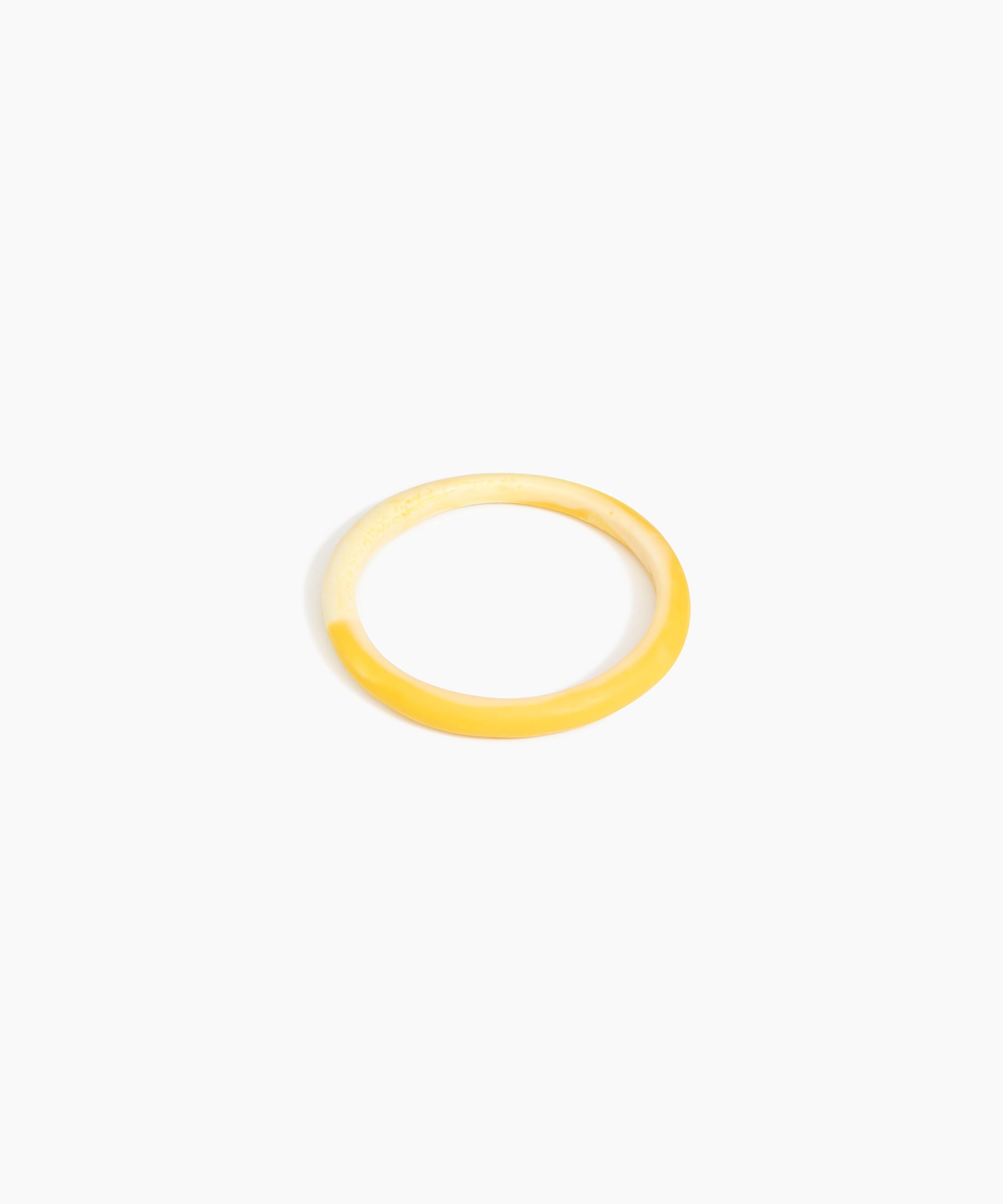 Dinosaur Designs Wishbone Bangle in Daisy Colour resin with Wide Fit