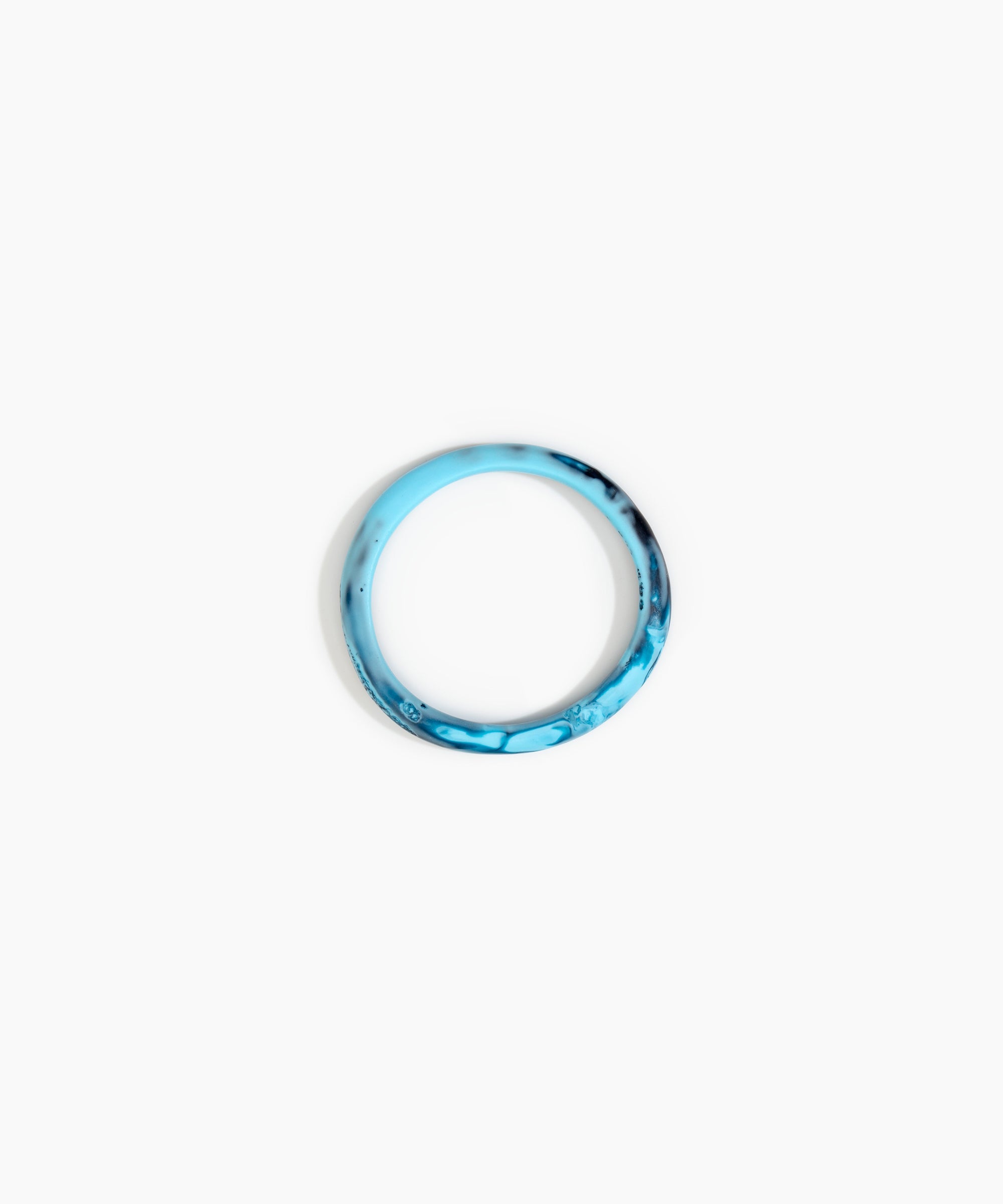 Dinosaur Designs SBPLNWBN Classic Wishbone Bangle WATER