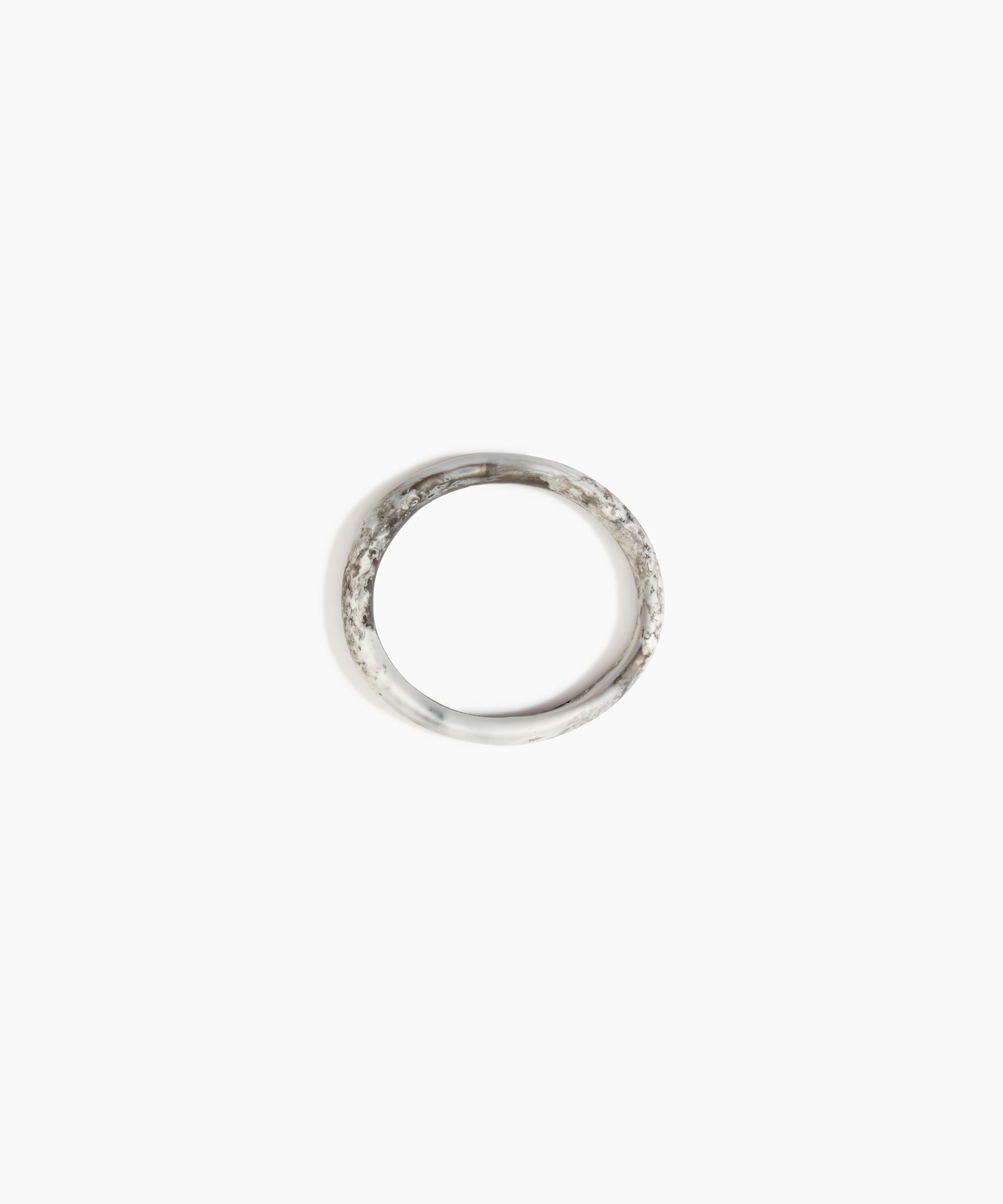 Dinosaur Designs SBPLNWBN Wishbone Bangle GRANITE