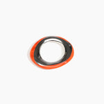 Dinosaur Designs SBRCKDUOSML Small Rock Duo Bangle SILVER LYCHEE