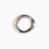 Dinosaur Designs SBRCKDUOSML Small Rock Duo Bangle SILVER ROSE SWIRL