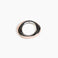 Dinosaur Designs SBRCKDUOSML Small Rock Duo Bangle SILVER ROSE SWIRL.