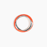 Dinosaur Designs SBRCKDUOWBN Rock Duo Wishbone Bangle SILVER LYCHEE