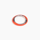 Dinosaur Designs SBRCKDUOWBN Rock Duo Wishbone Bangle SILVER LYCHEE