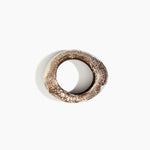 Dinosaur Designs SBRCKMED Medium Rock Bangle CAPPUCCINO.