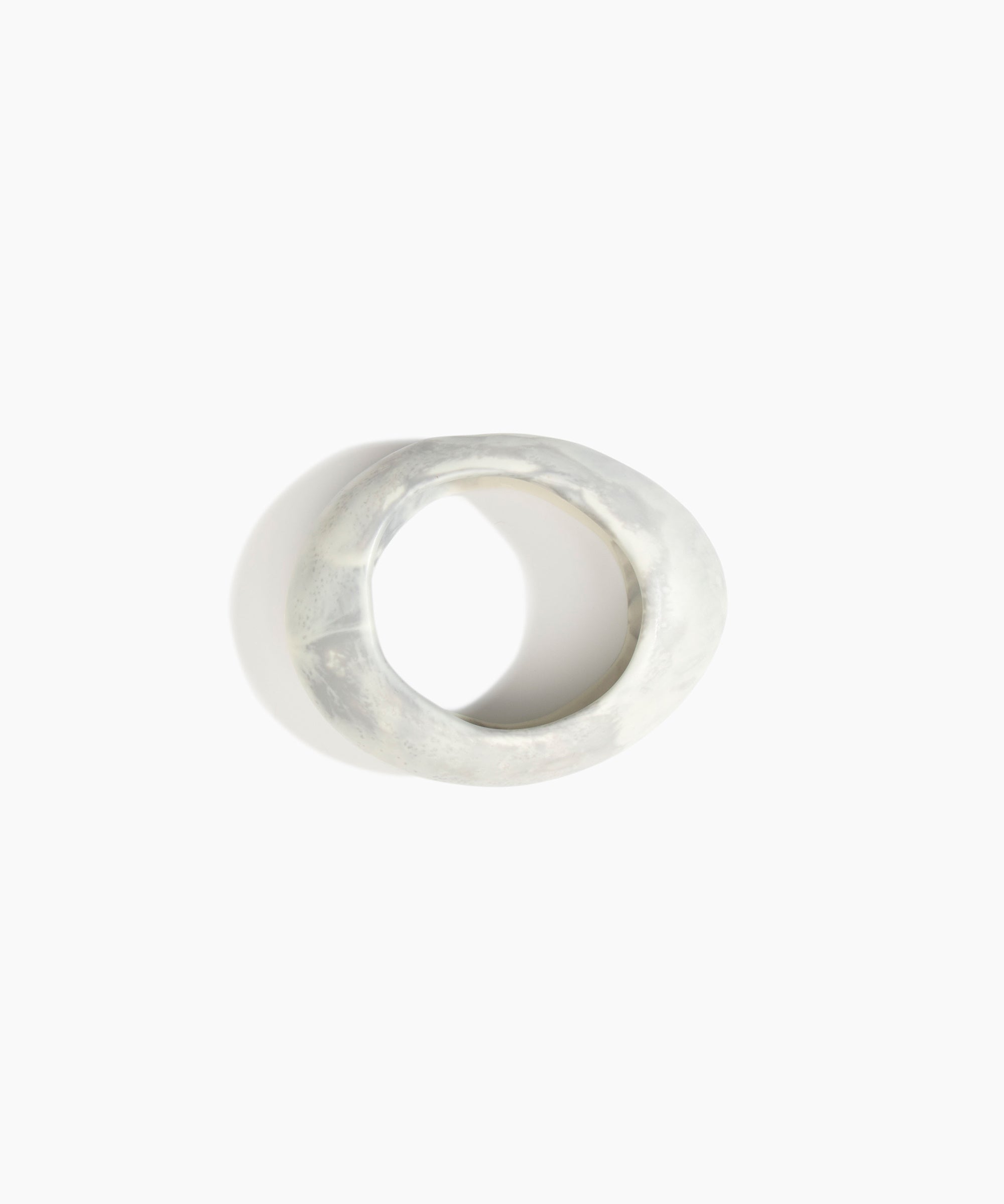 Dinosaur Designs SBRCKMED Medium Rock Bangle CLOUD