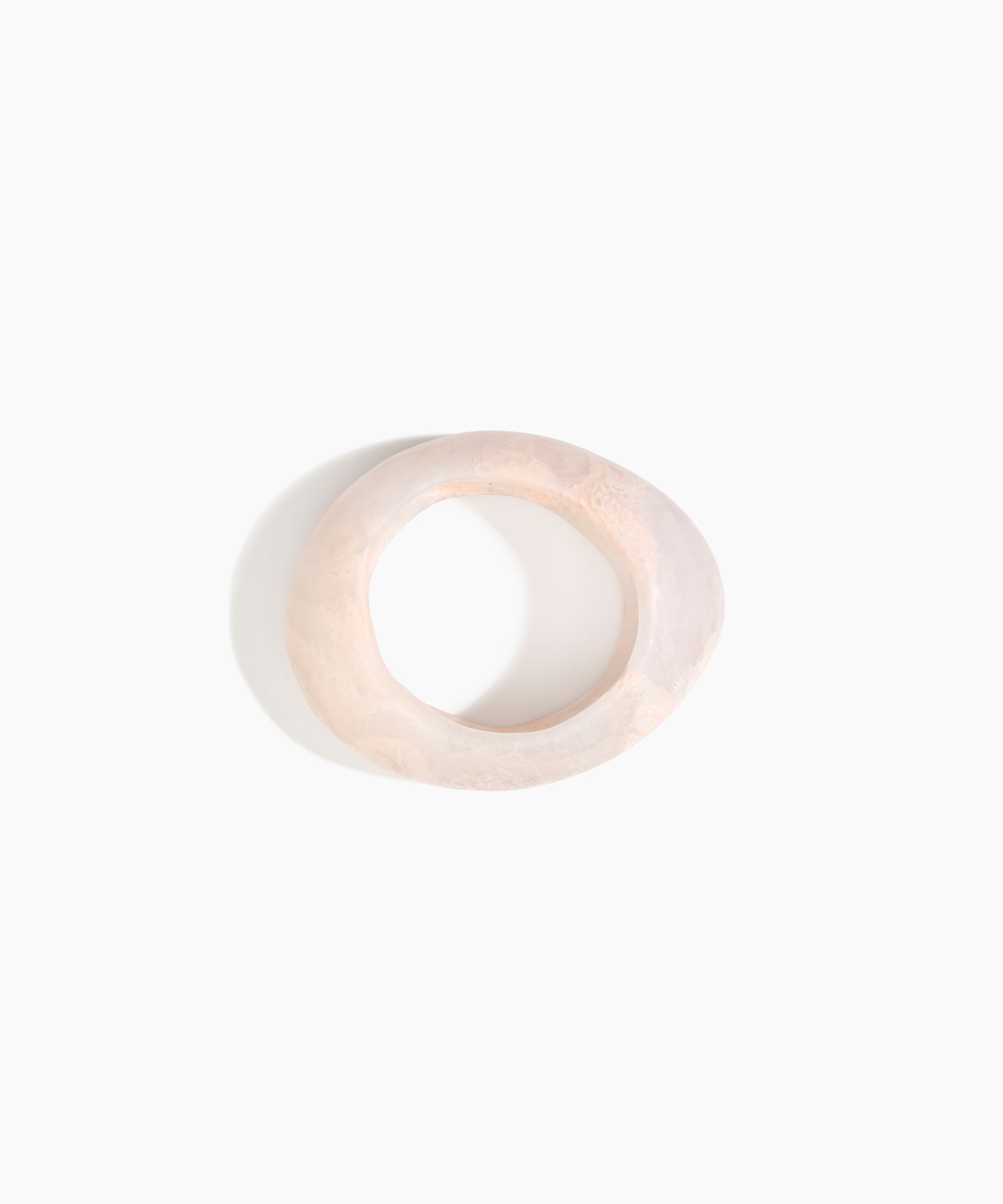 Dinosaur Designs SBRCKMED Medium Rock Bangle ROSE SWIRL.