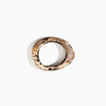 Dinosaur Designs SBRCKSML Small Rock Bangle CAPPUCCINO