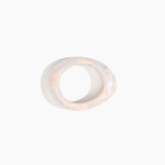 Dinosaur Designs SBRCKSML Small Rock Bangle ROSE SWIRL.