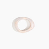 Dinosaur Designs SBRCKSML Small Rock Bangle ROSE SWIRL.