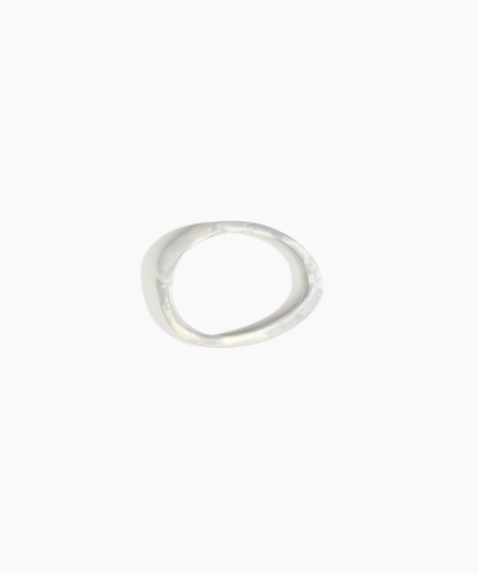 Dinosaur Designs SBRCKWBN Rock Wishbone Bangle CLOUD.