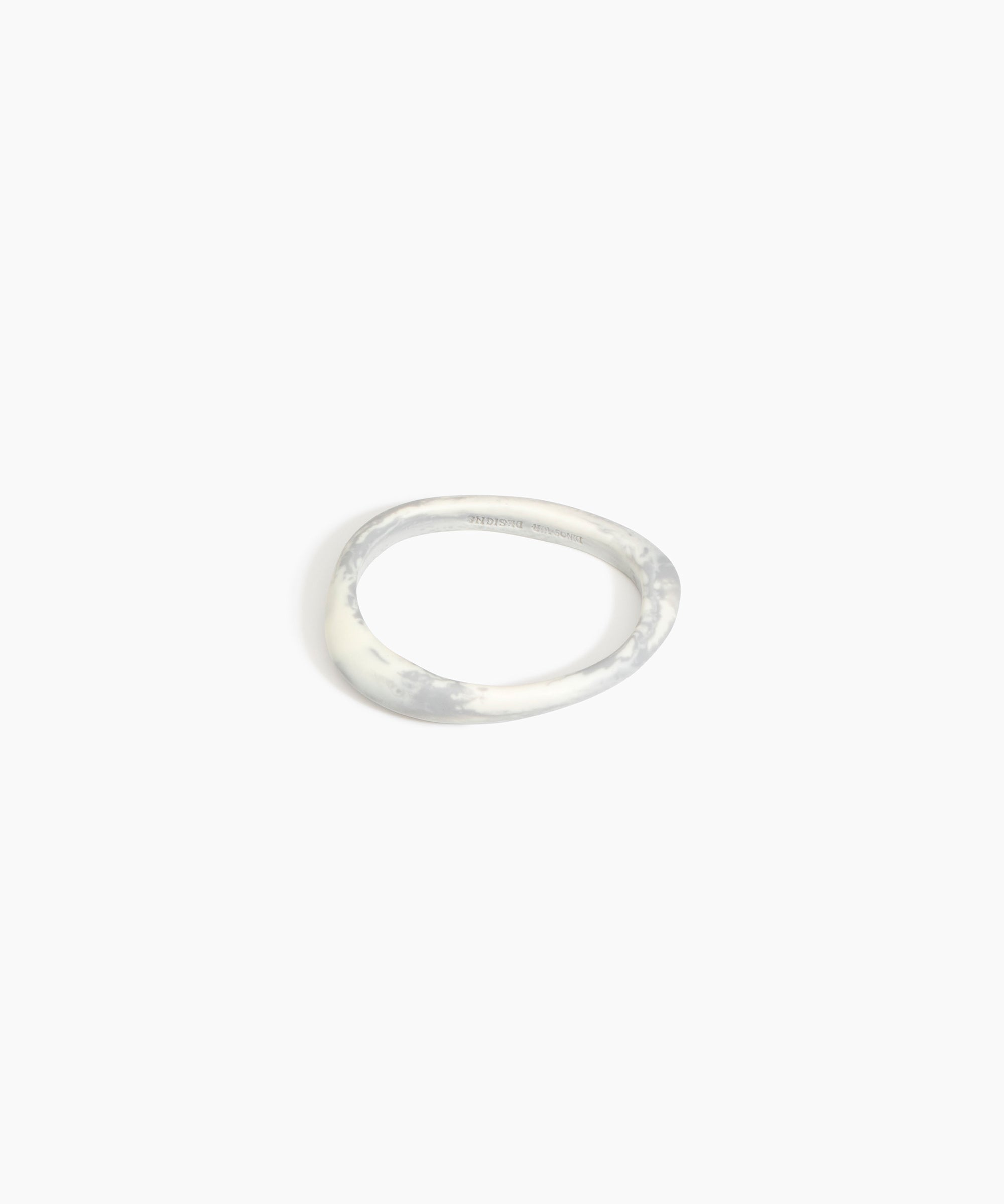 Dinosaur Designs SBRCKWBN Rock Wishbone Bangle CLOUD.