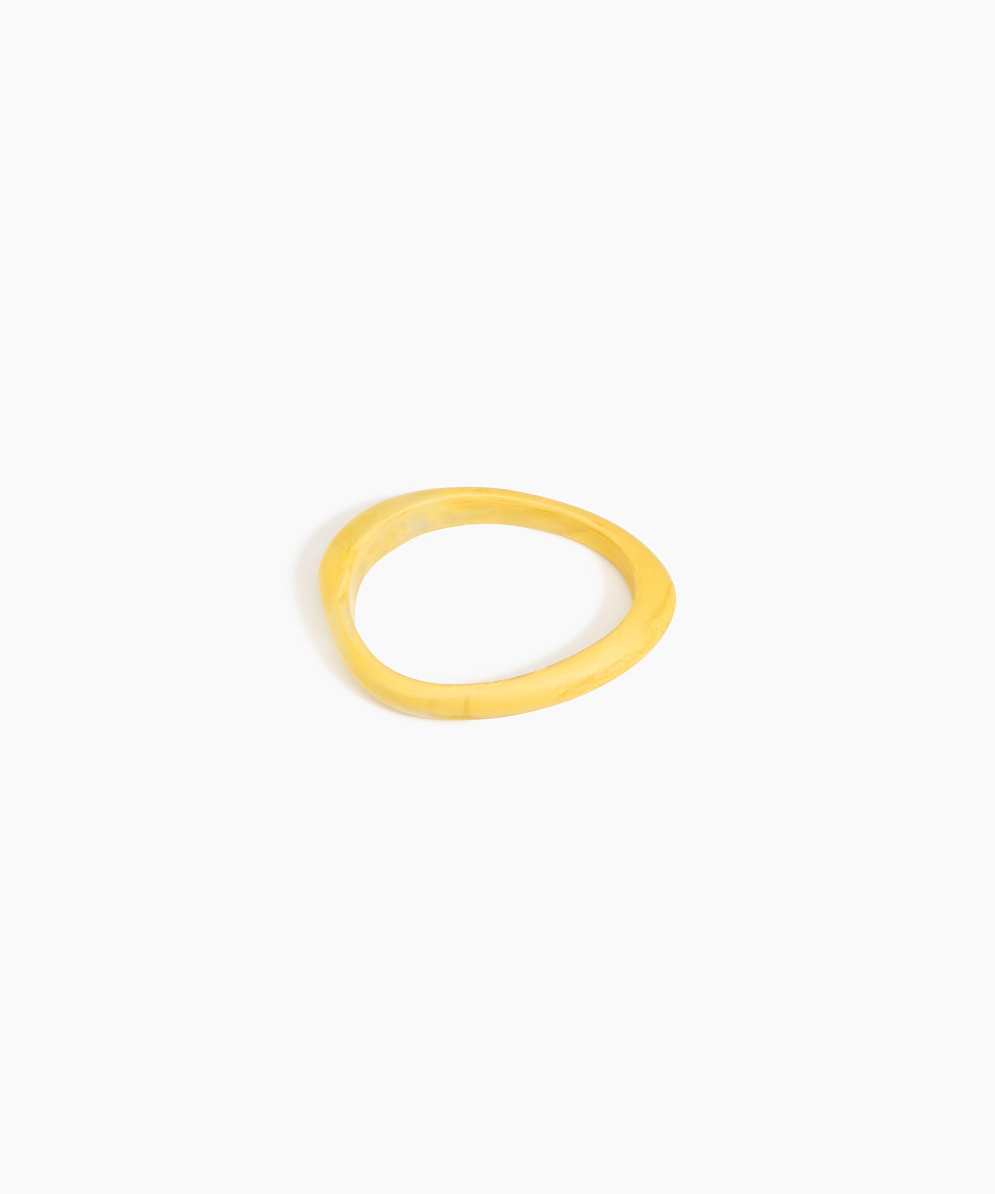 Dinosaur Designs SBRCKWBN Rock Wishbone Bangle POLLEN