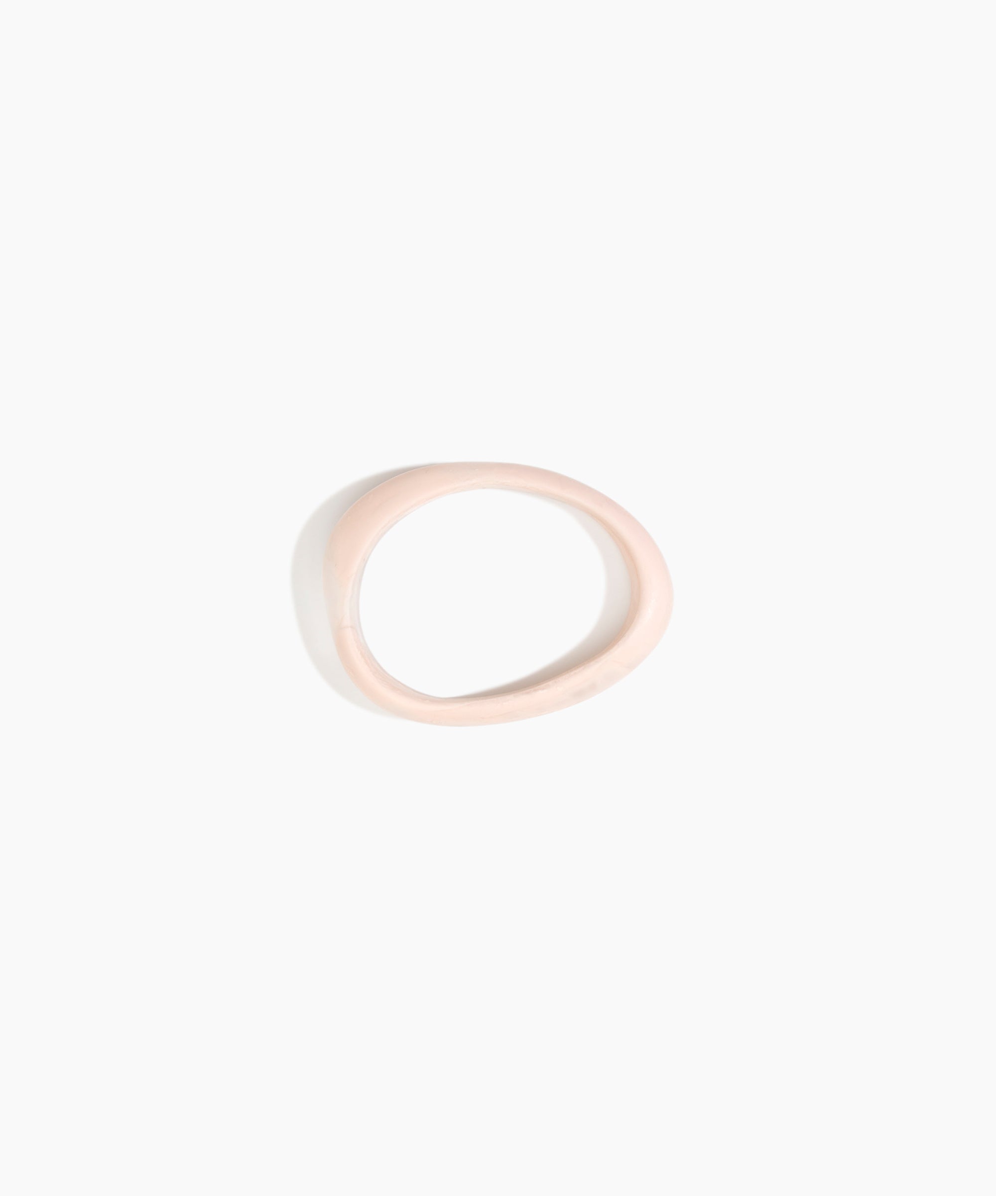 Dinosaur Designs SBRCKWBN Rock Wishbone Bangle ROSE SWIRL.