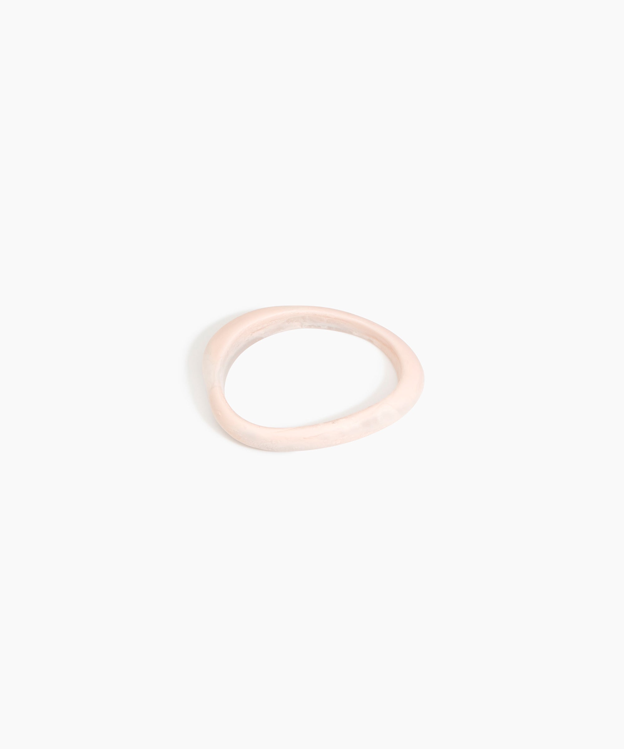 Dinosaur Designs SBRCKWBN Rock Wishbone Bangle ROSE SWIRL.