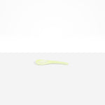 Dinosaur Designs Large Shell Spoon in Pistachio — handcrafted marbled pale green resin spoon with slender tapered handle