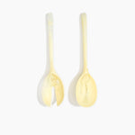 Dinosaur Designs Long Stone Servers Tableware in Lemon Colour resin