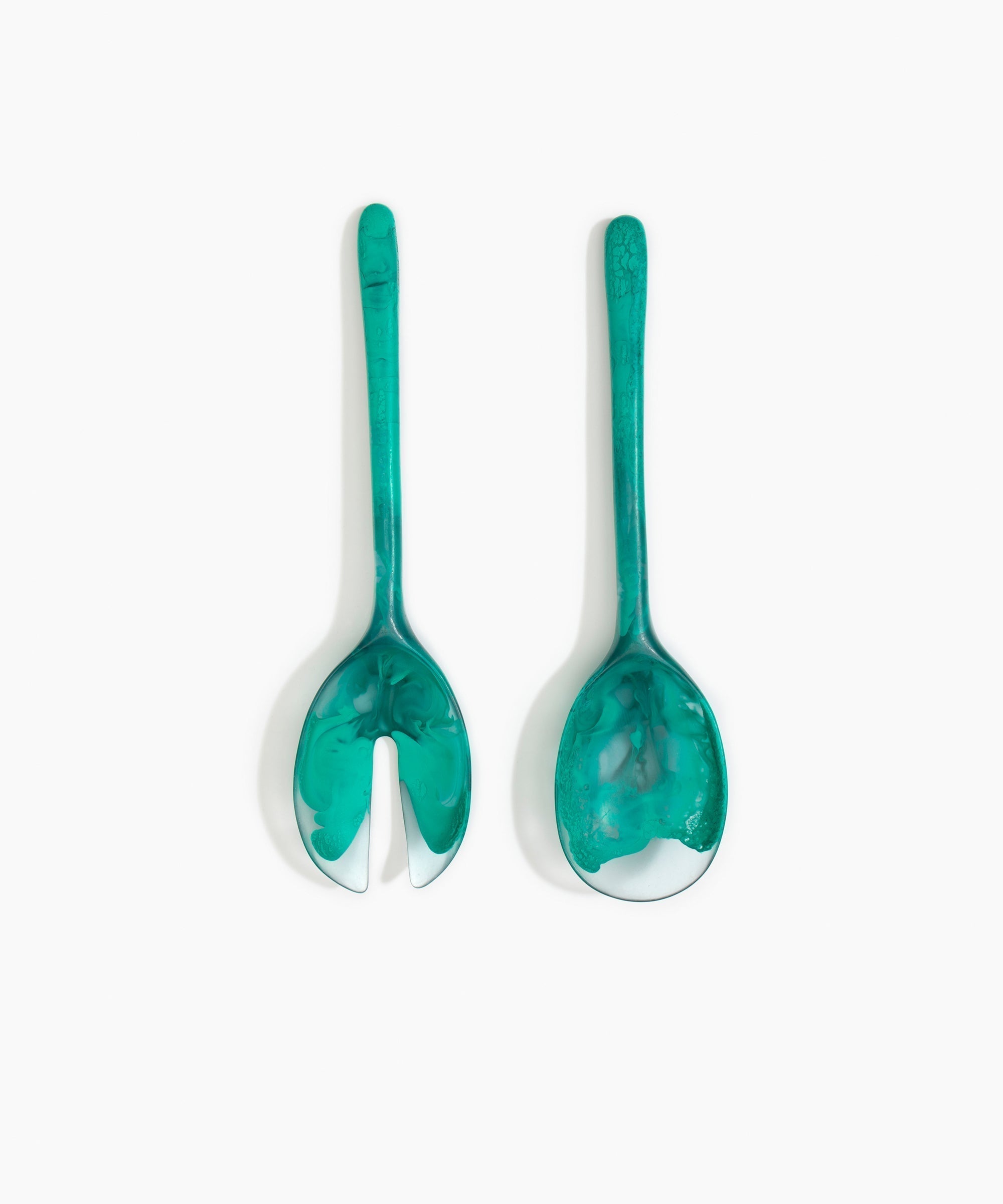Dinosaur Designs Long Stone Servers Tableware in Mineral Swirl Colour resin