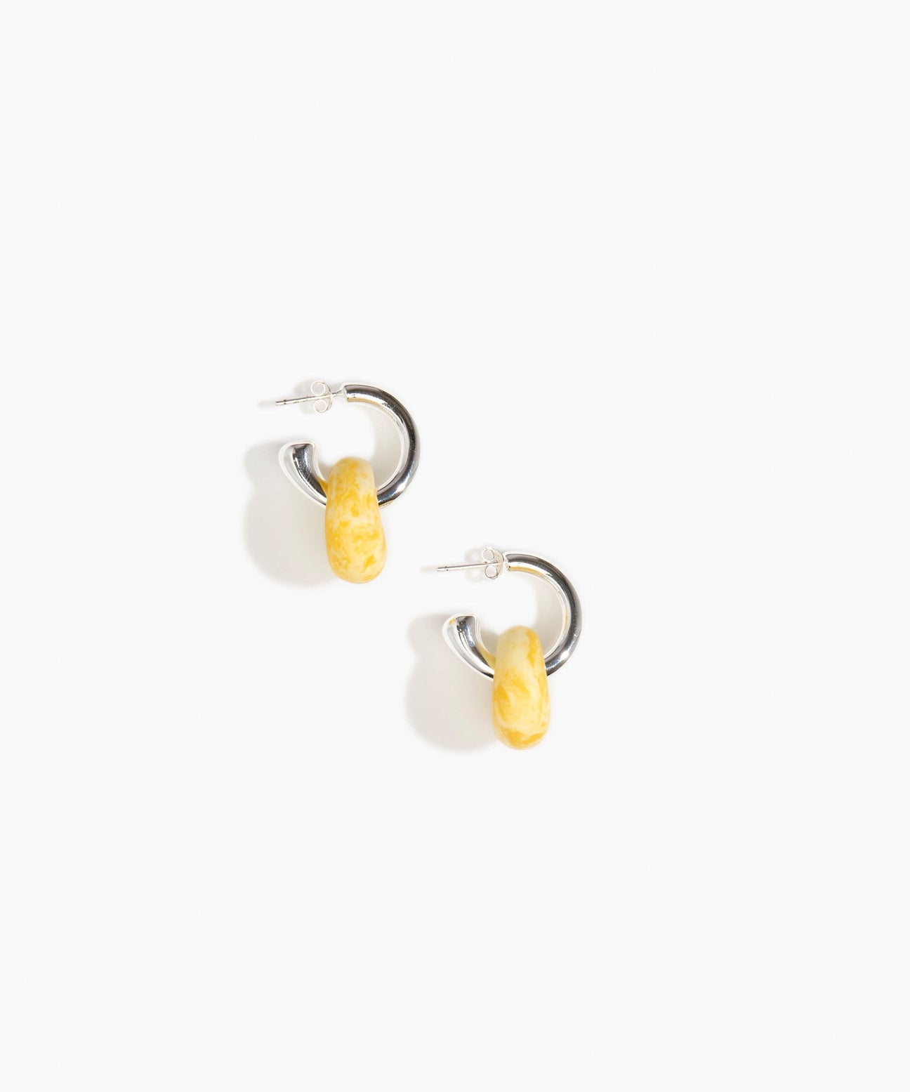 Splash Earrings Small Cappuccino - Dinosaur Designs main image 1