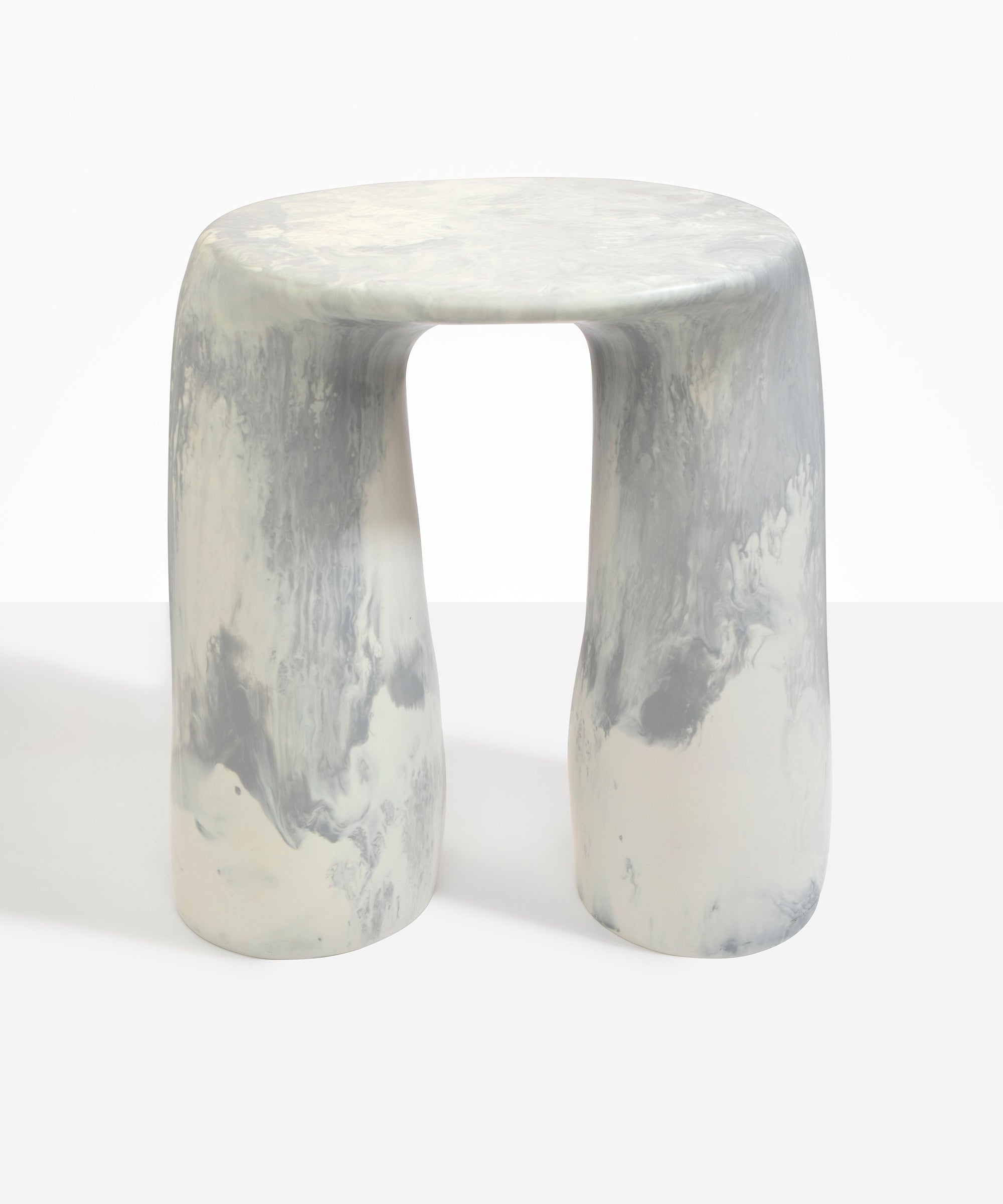 Dinosaur Designs TABRCKTOW Rock Tower Table CLOUD
