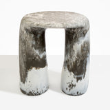 Dinosaur Designs Rock Tower Table in Granite Colour resin