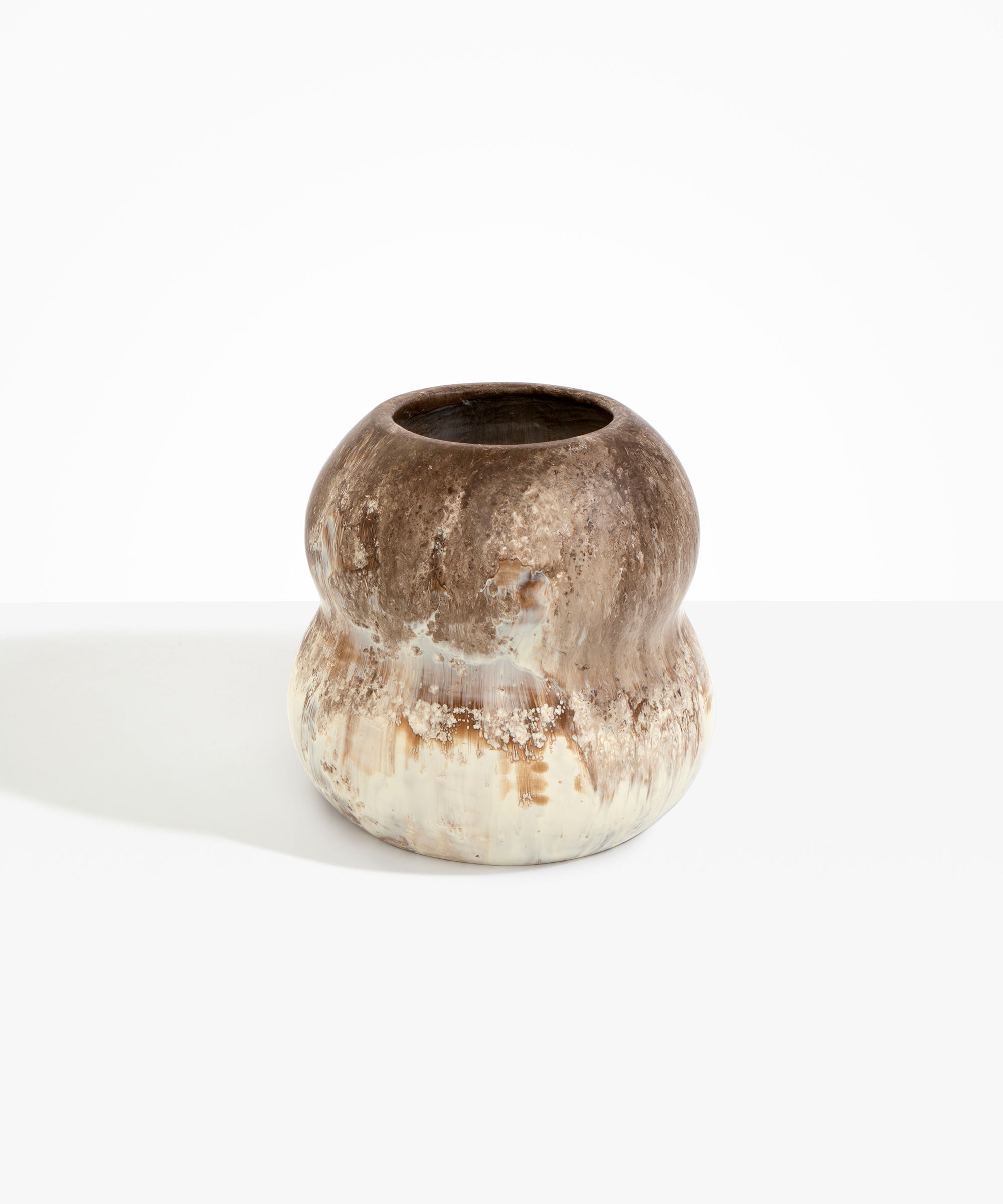 Dinosaur Designs VASBEEHLGE large beehive vase CAPPUCCINO 