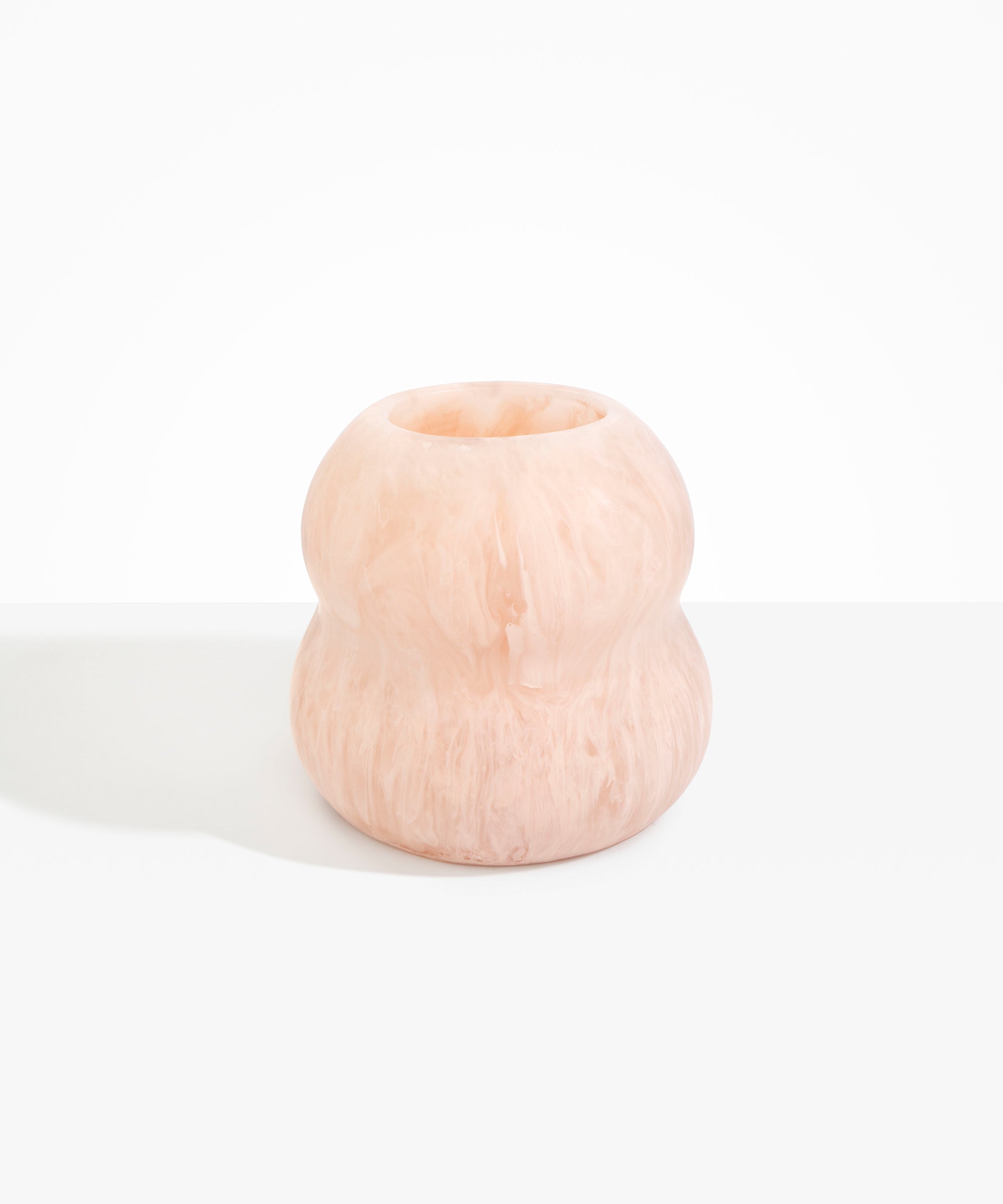 Dinosaur Designs VASBEEHLGE large beehive vase ROSE SWIRL 