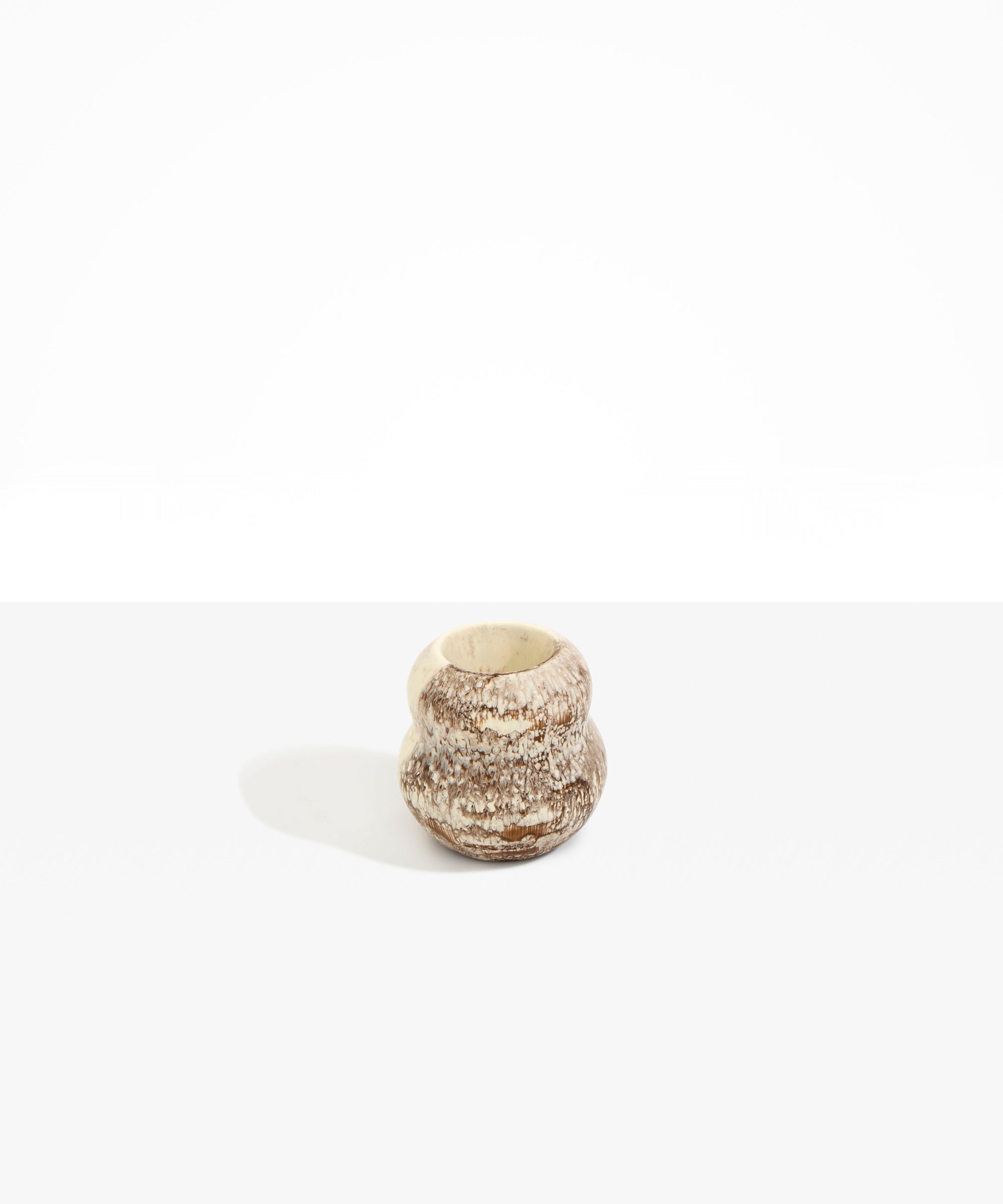 Dinosaur Designs VASBEEHSML small beehive vase CAPPUCCINO 