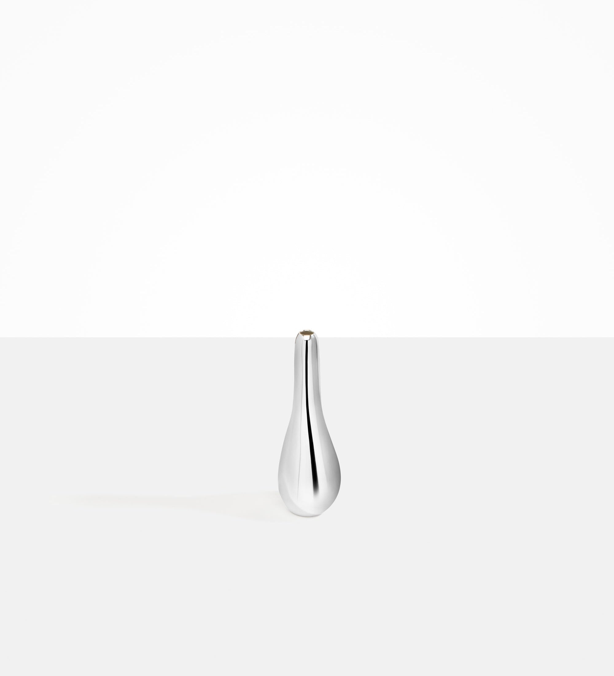 Medium Metal Swan Vase