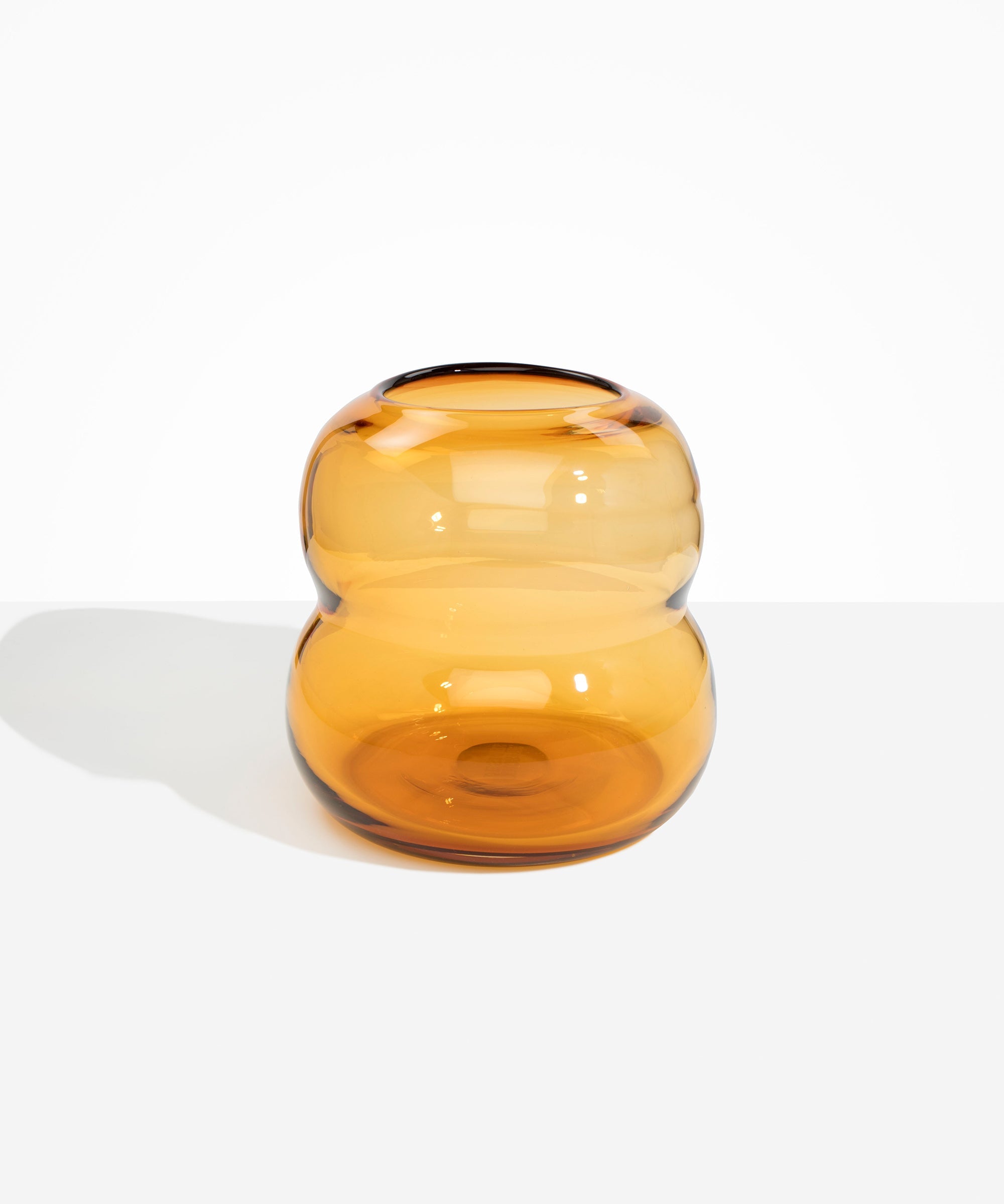 Large Glass Beehive Vase