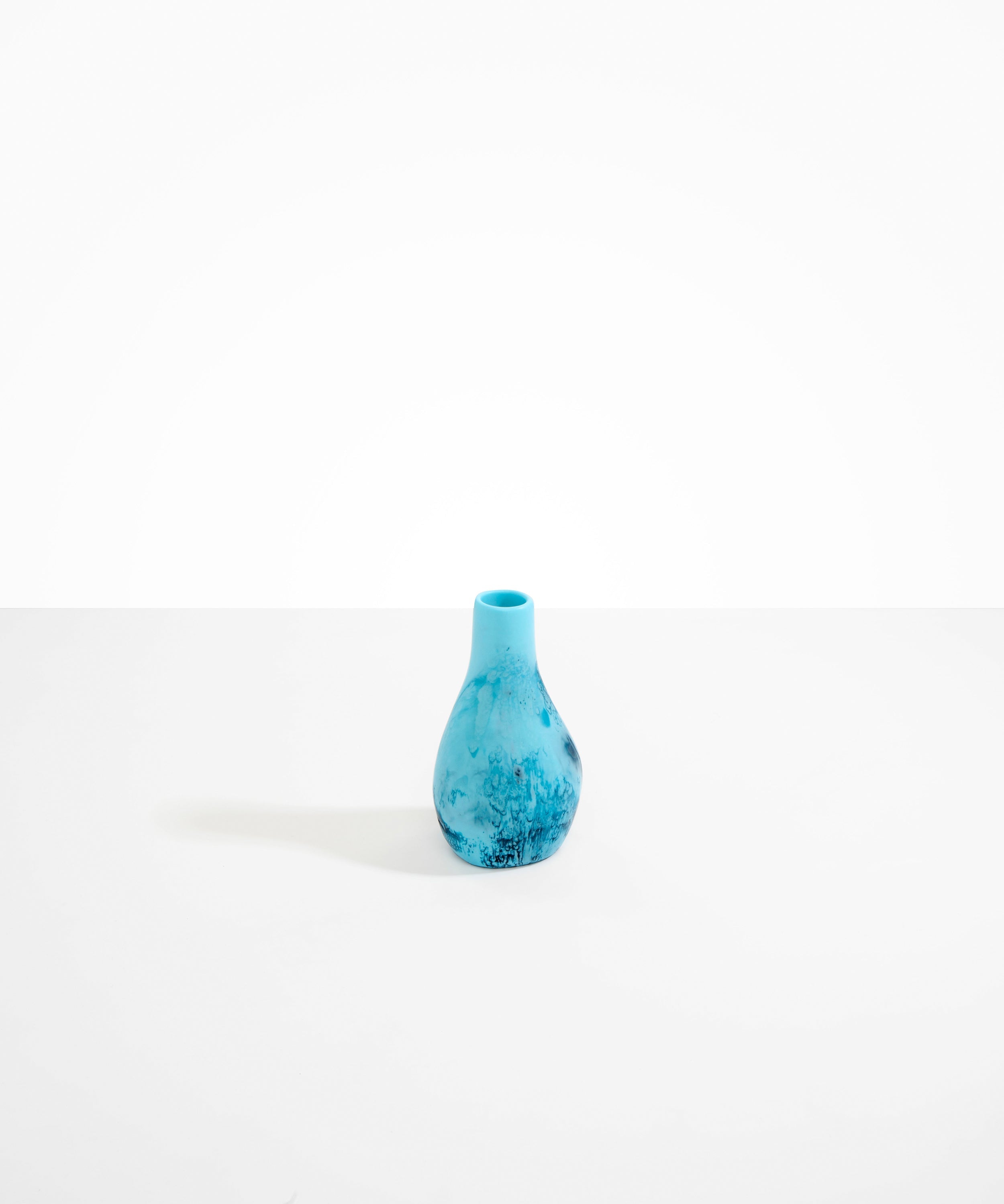 Dinosaur Designs Medium Liquid Vase in Water Colour resin..