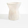 Dinosaur Designs Extra Large Bow Vase in Chalk Swirl Colour resin..