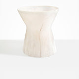 Dinosaur Designs Extra Large Bow Vase in Chalk Swirl Colour resin.