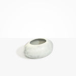 Dinosaur Designs VASRCKFLT Flat Rock Vase CLOUD.