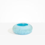 Dinosaur Designs VASRCKFLT flat rock vase POOL .
