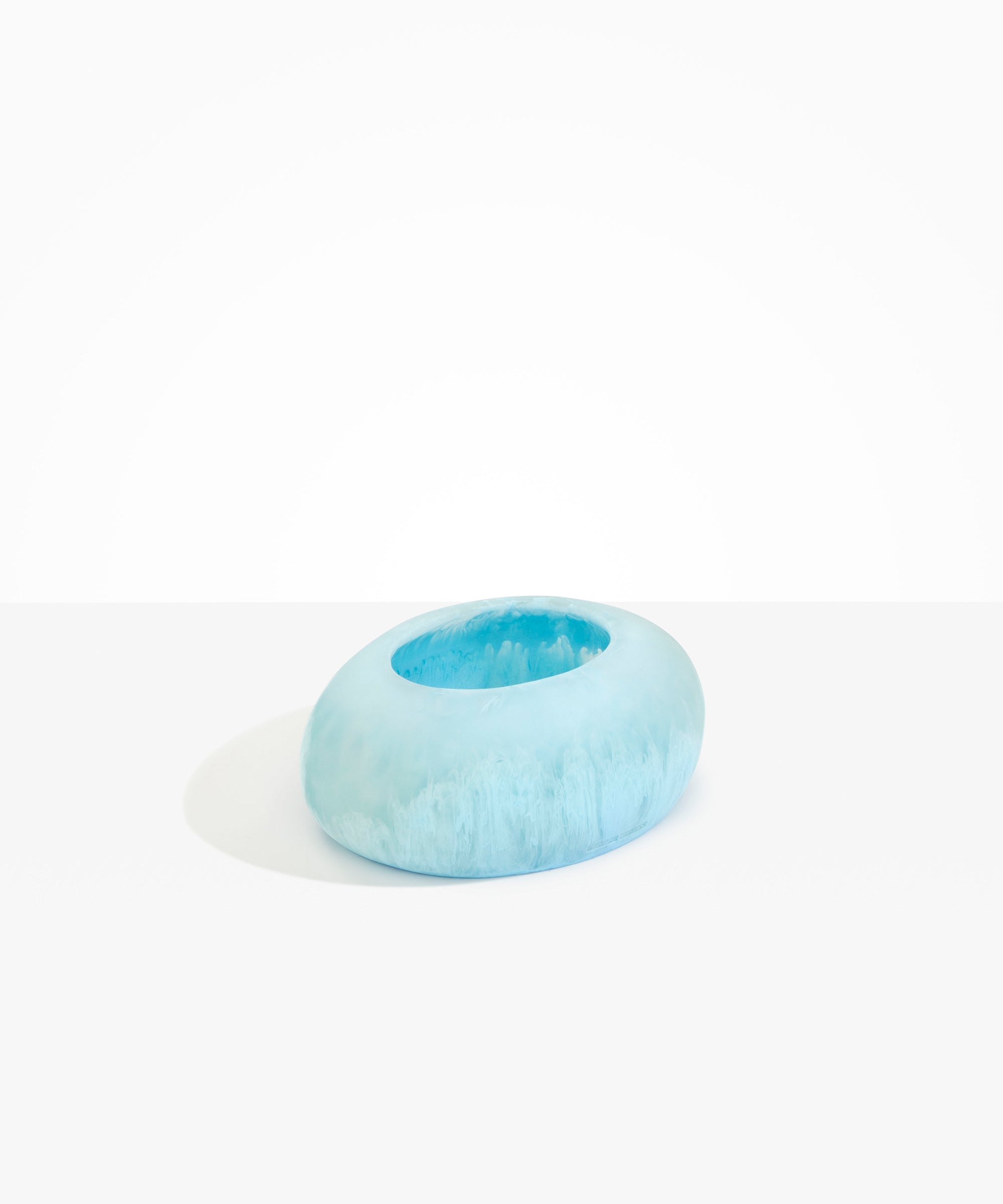 Dinosaur Designs VASRCKFLT flat rock vase POOL ..