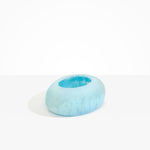 Dinosaur Designs VASRCKFLT flat rock vase POOL .