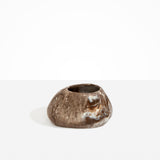 Dinosaur Designs VASRCKOVL Oval Rock Vase CAPPUCCINO..