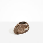 Dinosaur Designs VASRCKOVL Oval Rock Vase CAPPUCINO.