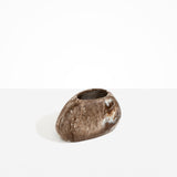 Dinosaur Designs VASRCKOVL Oval Rock Vase CAPPUCINO.