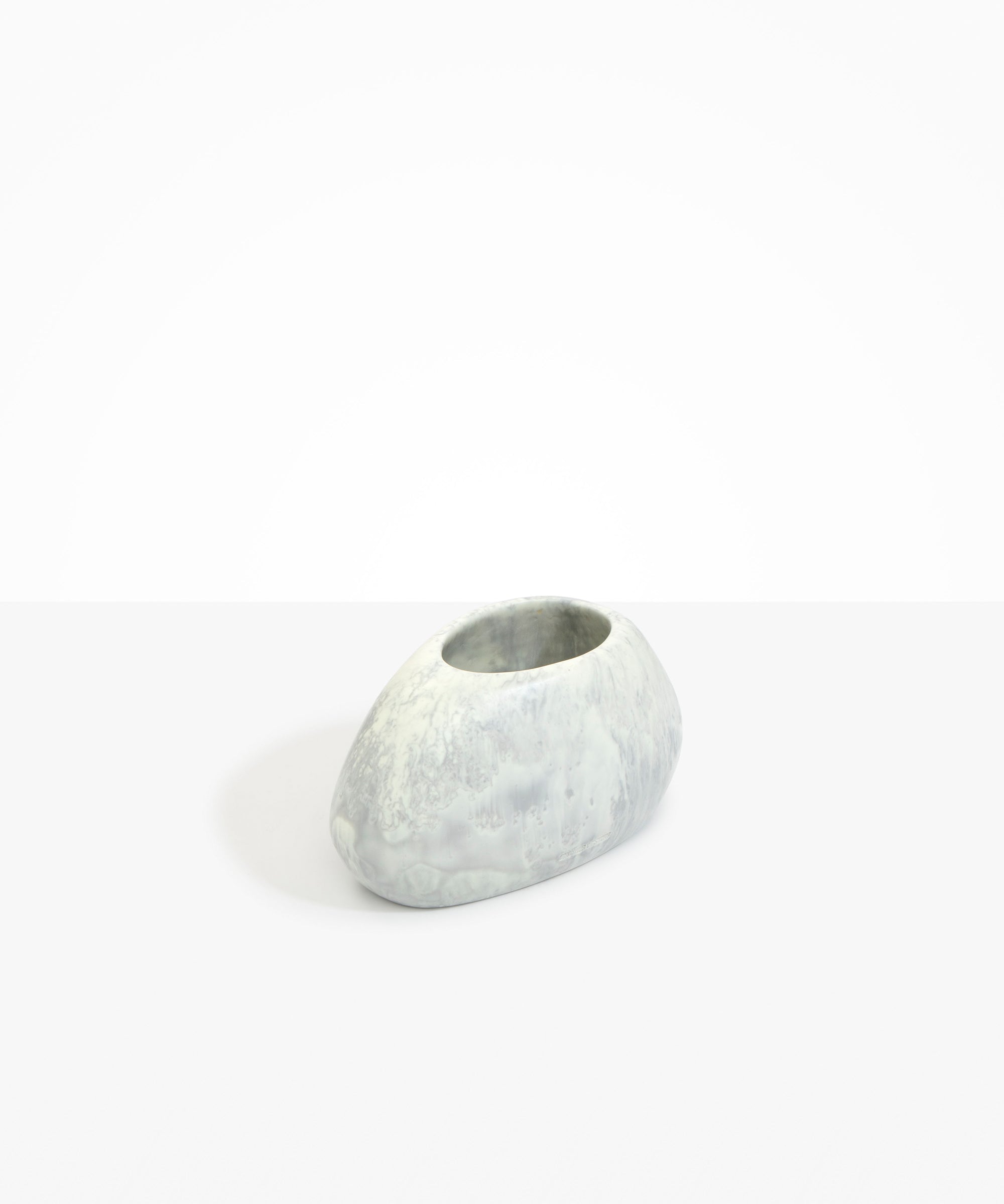Dinosaur Designs VASRCKOVL Oval Rock Vase CLOUD.