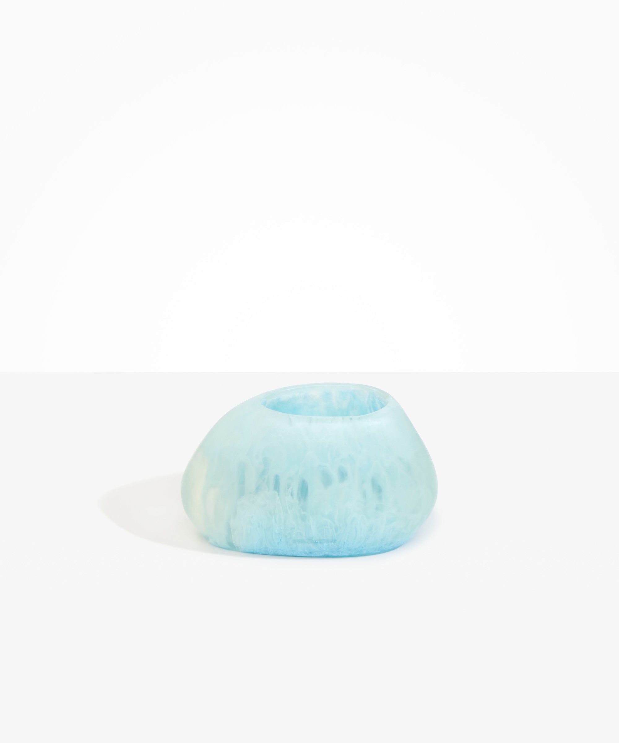 Dinosaur Designs VASRCKOVL oval rock vase POOL 