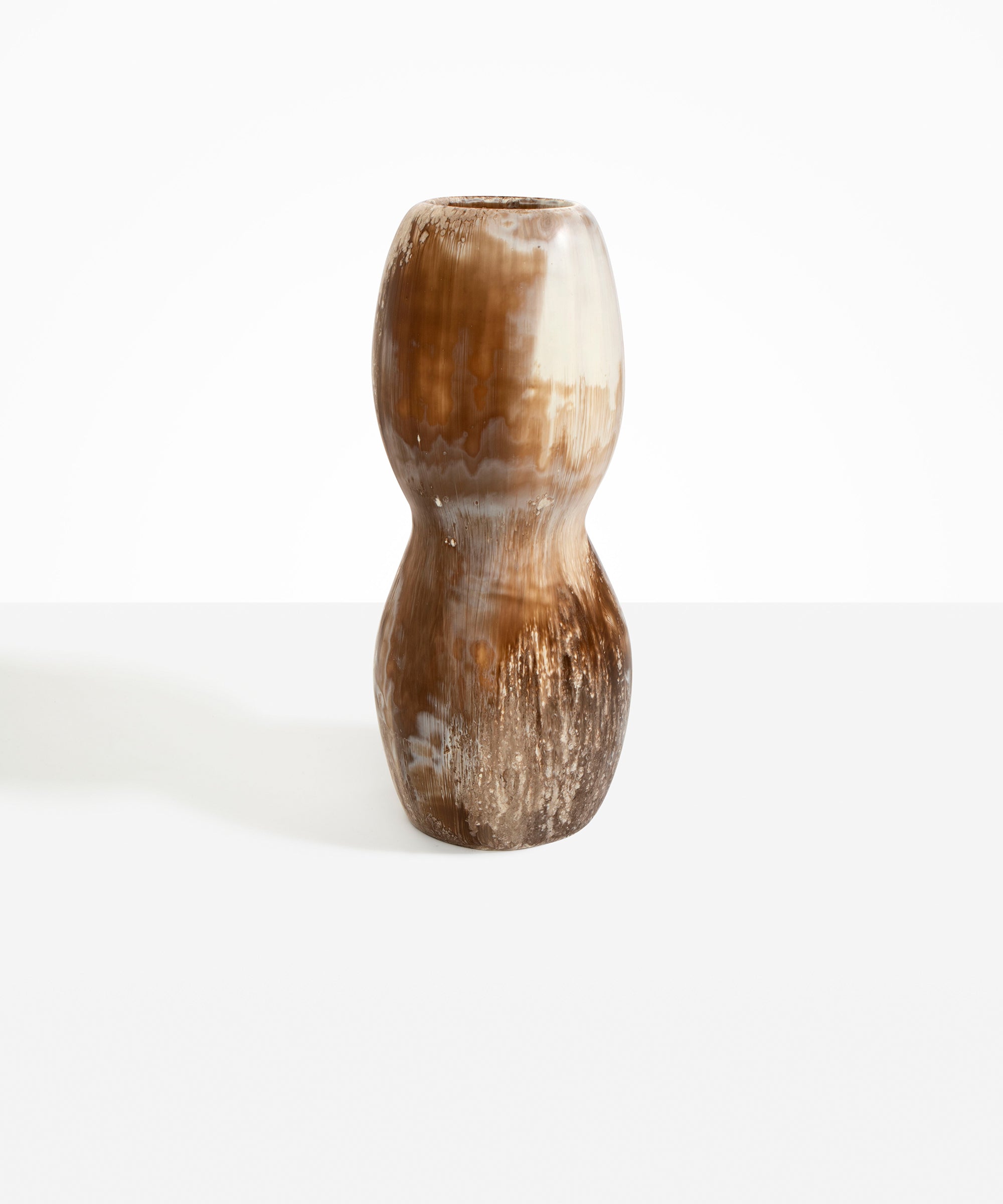 Dinosaur Designs Rock Totem Vase in Cappuccino Colour resin