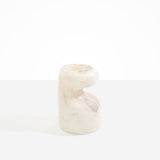 Dinosaur Designs Mungbean Vase in Chalk Swirl Colour resin